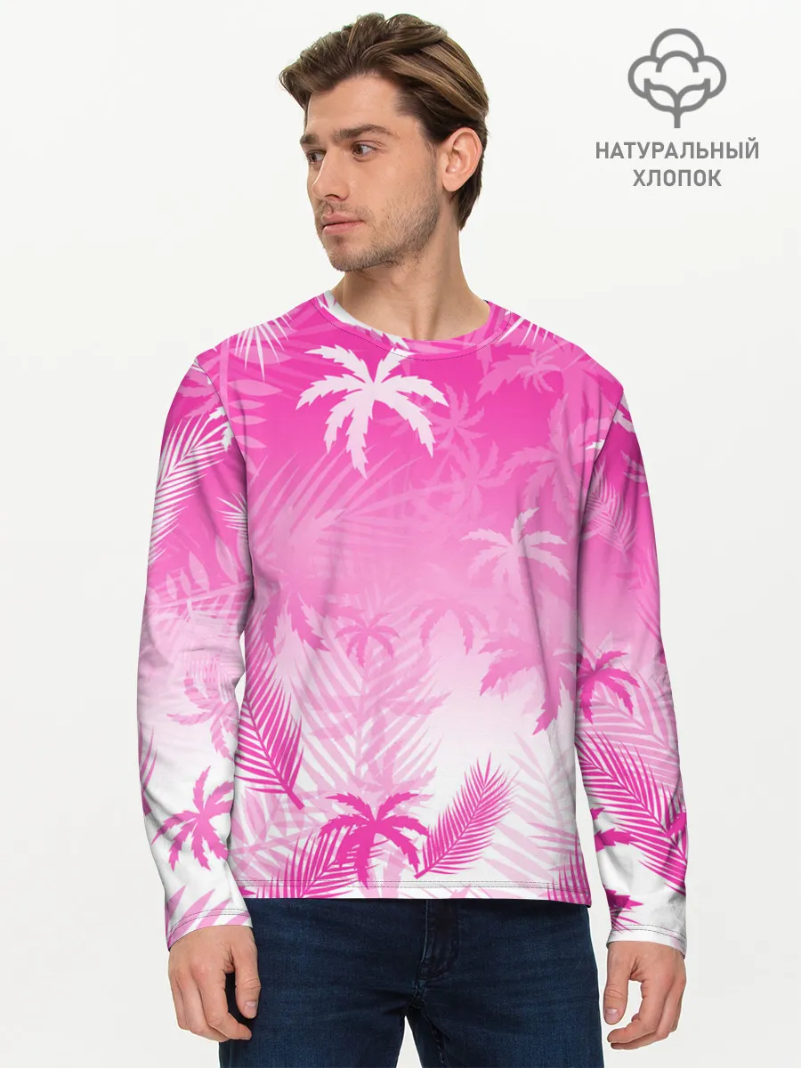 Мужской лонгслив базовый / БЕЛЫЕ ПАЛЬМЫ ПАЛЬМЫ