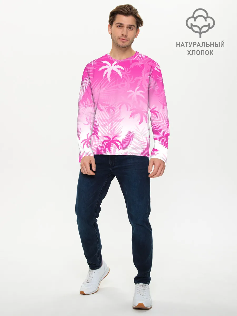 Мужской лонгслив базовый / БЕЛЫЕ ПАЛЬМЫ ПАЛЬМЫ