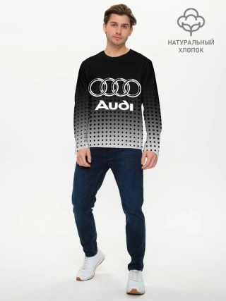 Мужской лонгслив базовый / Audi