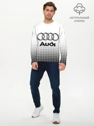 Мужской лонгслив базовый / Audi