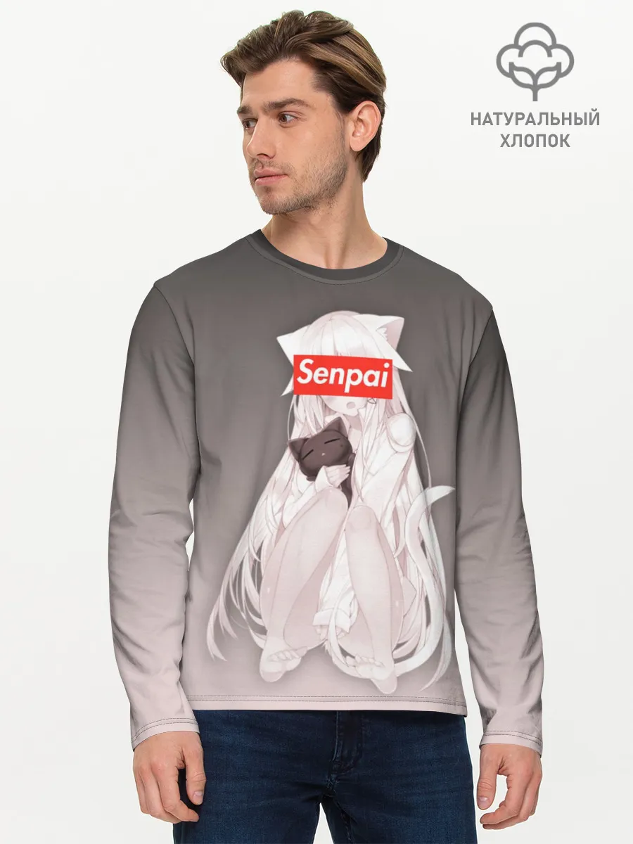 Мужской лонгслив базовый / Senpai