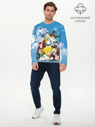 Мужской лонгслив базовый / Аниме. Семь Смертных грехов