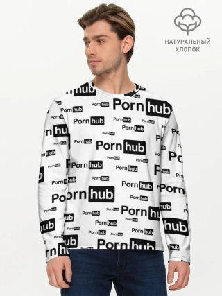 Мужской лонгслив базовый / PornHub