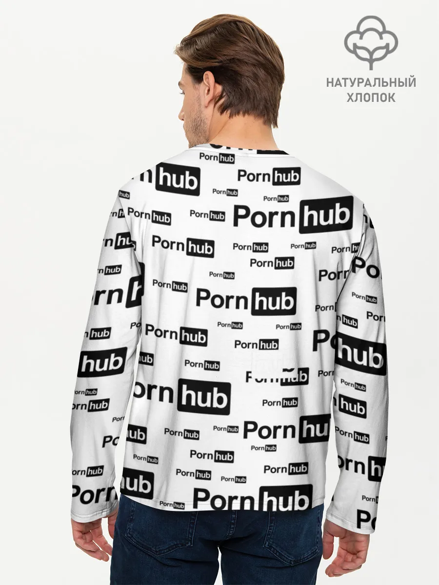 Мужской лонгслив базовый / PornHub