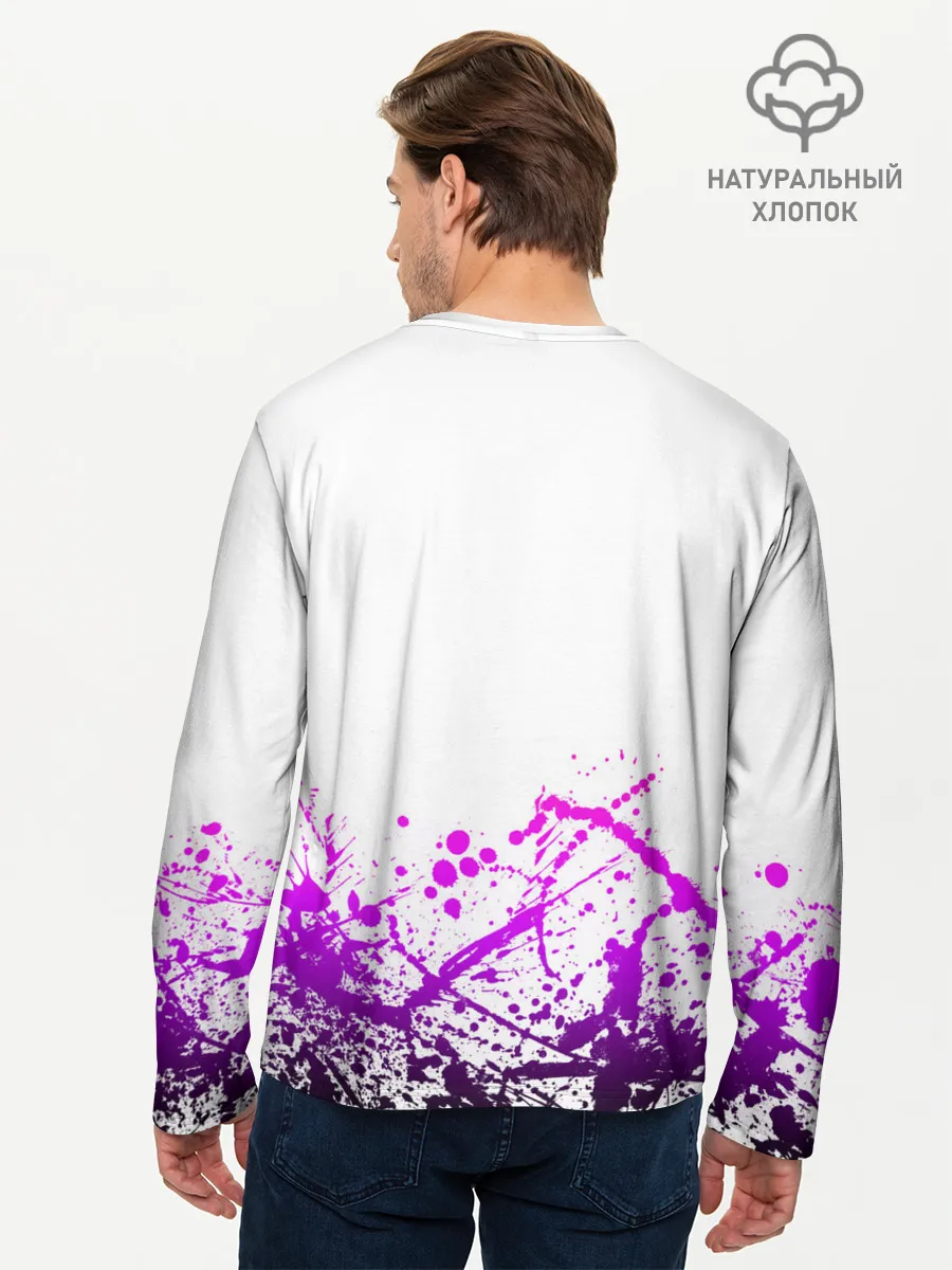 Мужской лонгслив базовый / Danganronpa purple