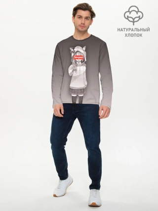 Мужской лонгслив базовый / Senpai,