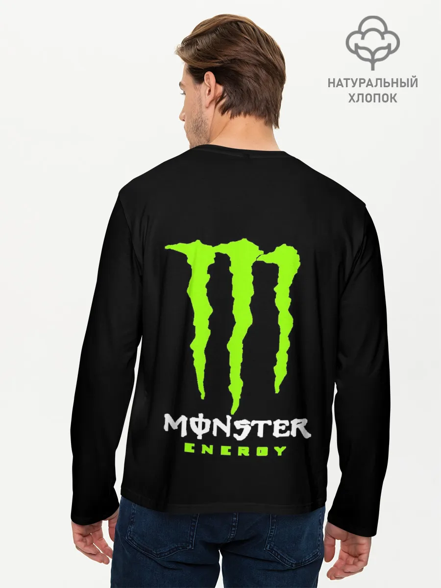 Мужской лонгслив базовый / MONSTER ENERGY
