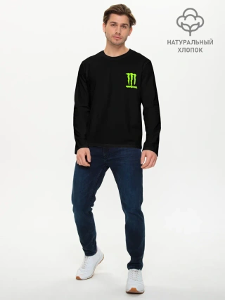 Мужской лонгслив базовый / MONSTER ENERGY