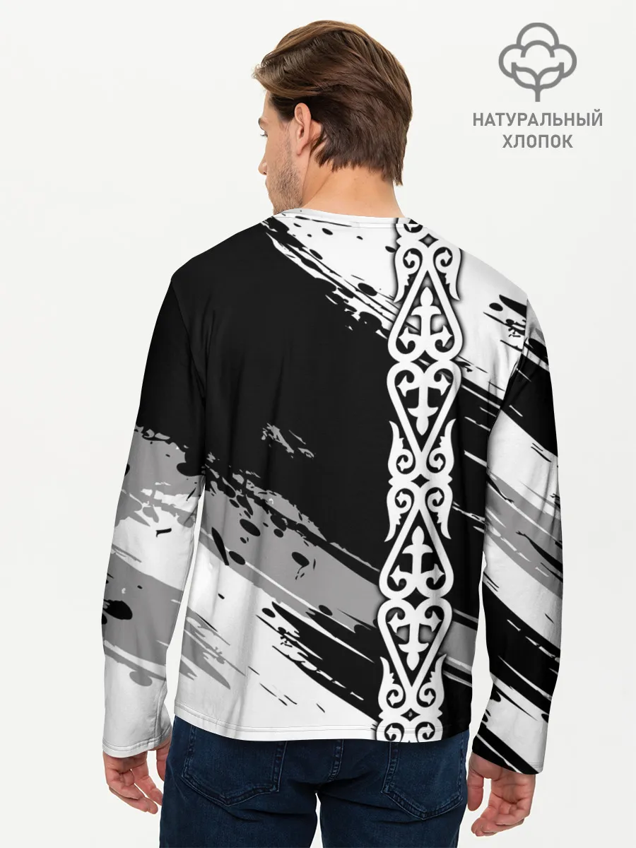 Мужской лонгслив базовый / Форма Казахстан