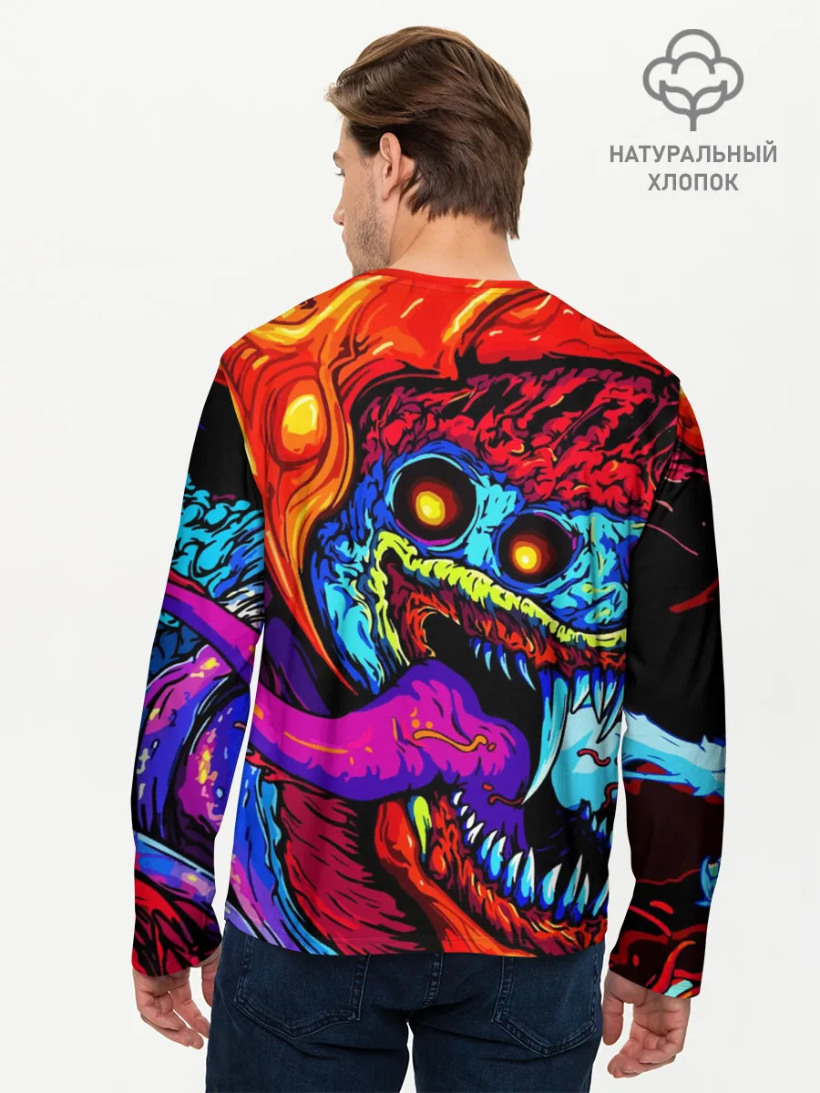 Мужской лонгслив базовый / HYPER BEAST | CS GO