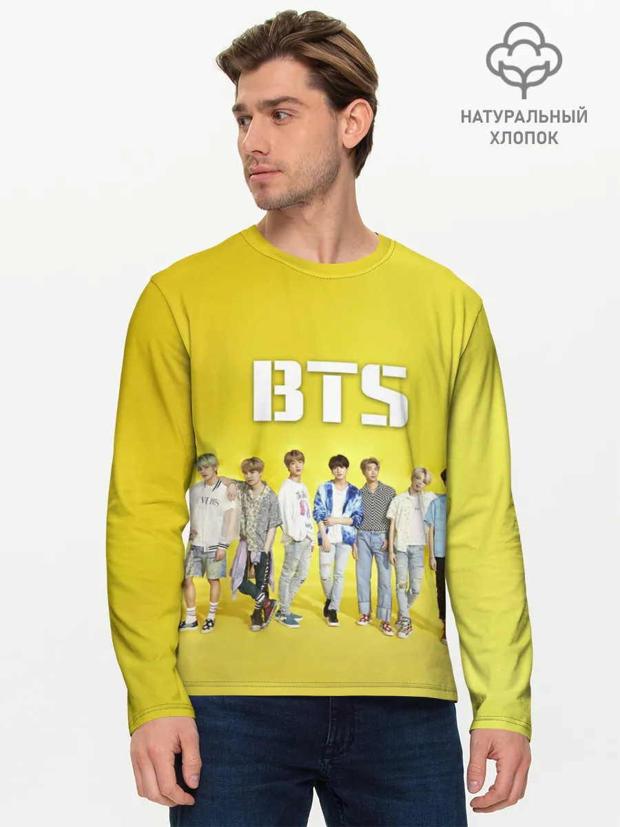 Мужской лонгслив базовый / BTS