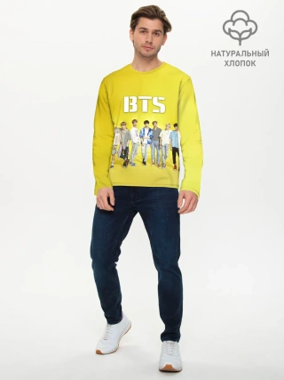 Мужской лонгслив базовый / BTS