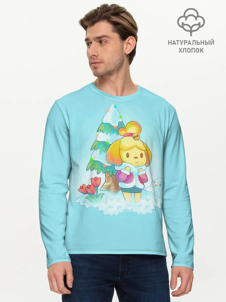 Мужской лонгслив базовый / ANIMAL CROSSING