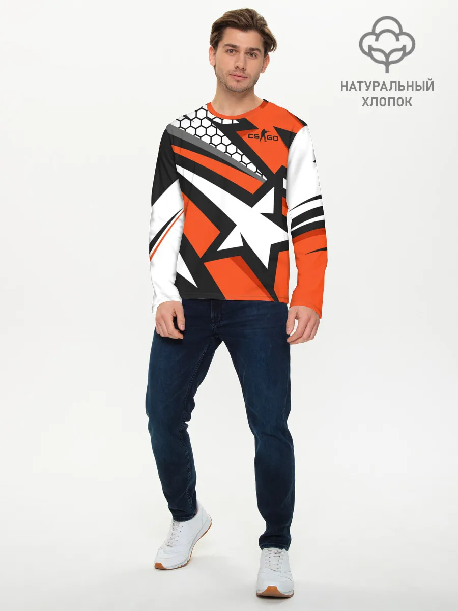 Мужской лонгслив базовый / Counter-Strike