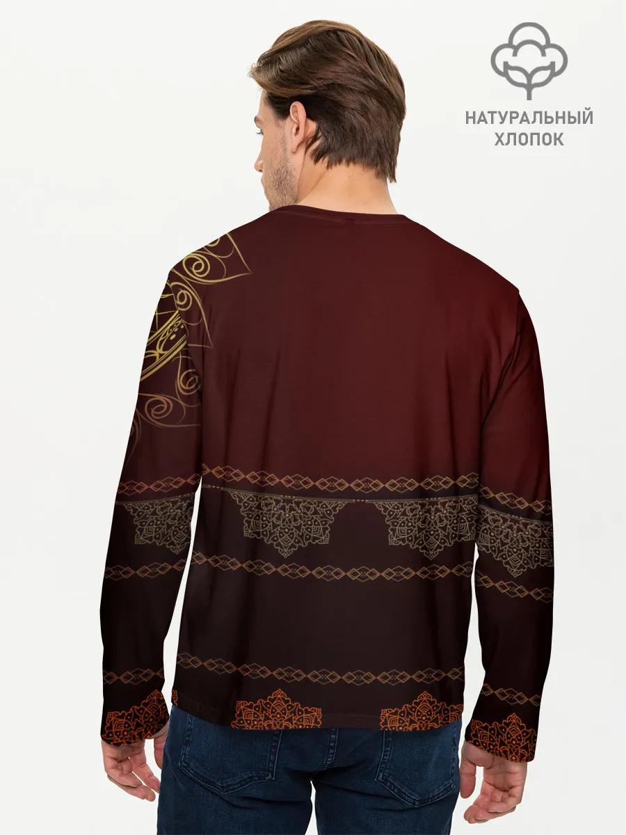 Мужской лонгслив базовый / Форма Казахстан