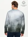 Мужской лонгслив базовый / Туманный лес