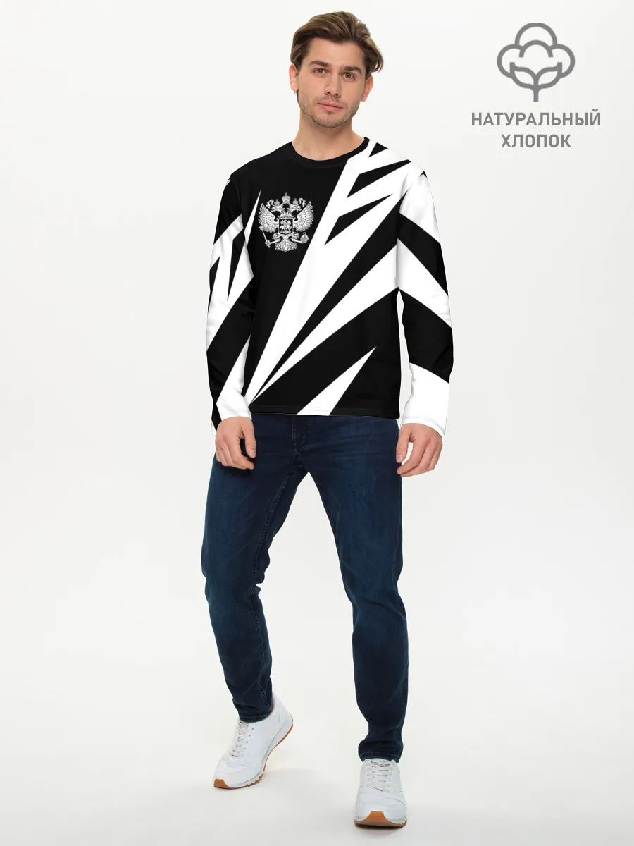 Мужской лонгслив базовый / Россия