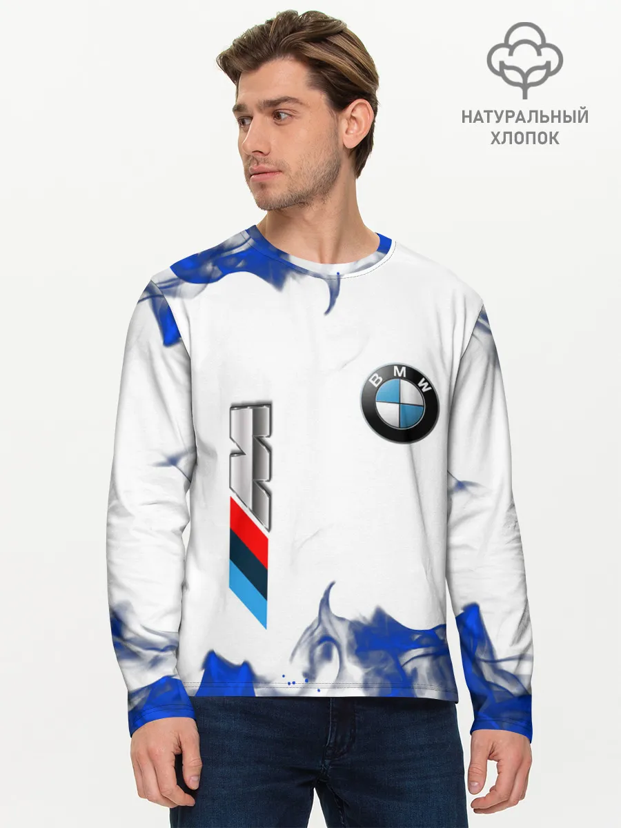 Мужской лонгслив базовый / BMW