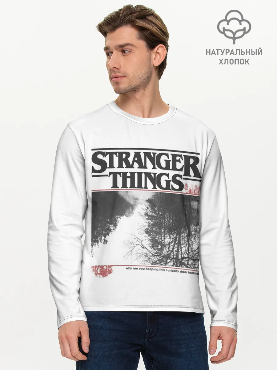 Мужской лонгслив базовый / Очень Странные Дела