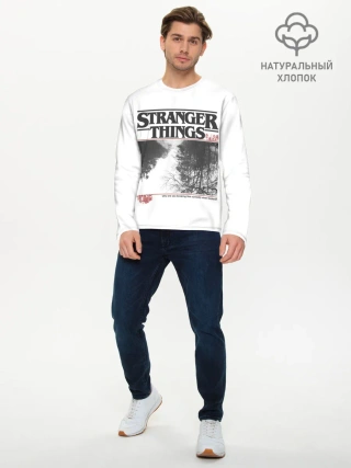Мужской лонгслив базовый / Очень Странные Дела