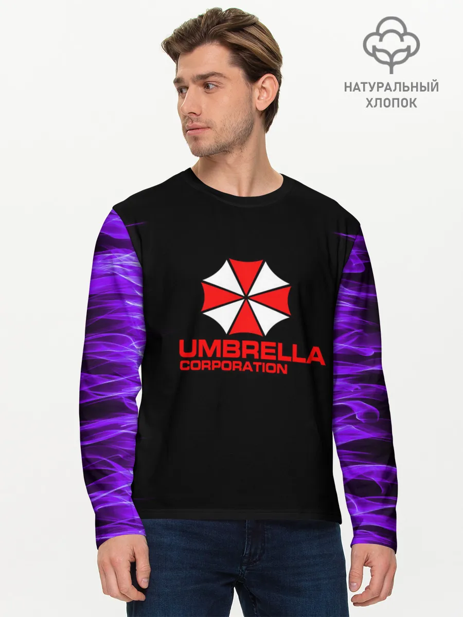 Мужской лонгслив базовый / resident evil