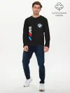Мужской лонгслив базовый / bmw