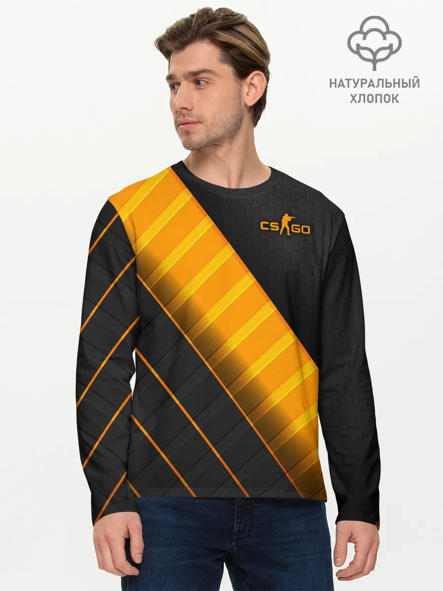 Мужской лонгслив базовый / Counter-Strike