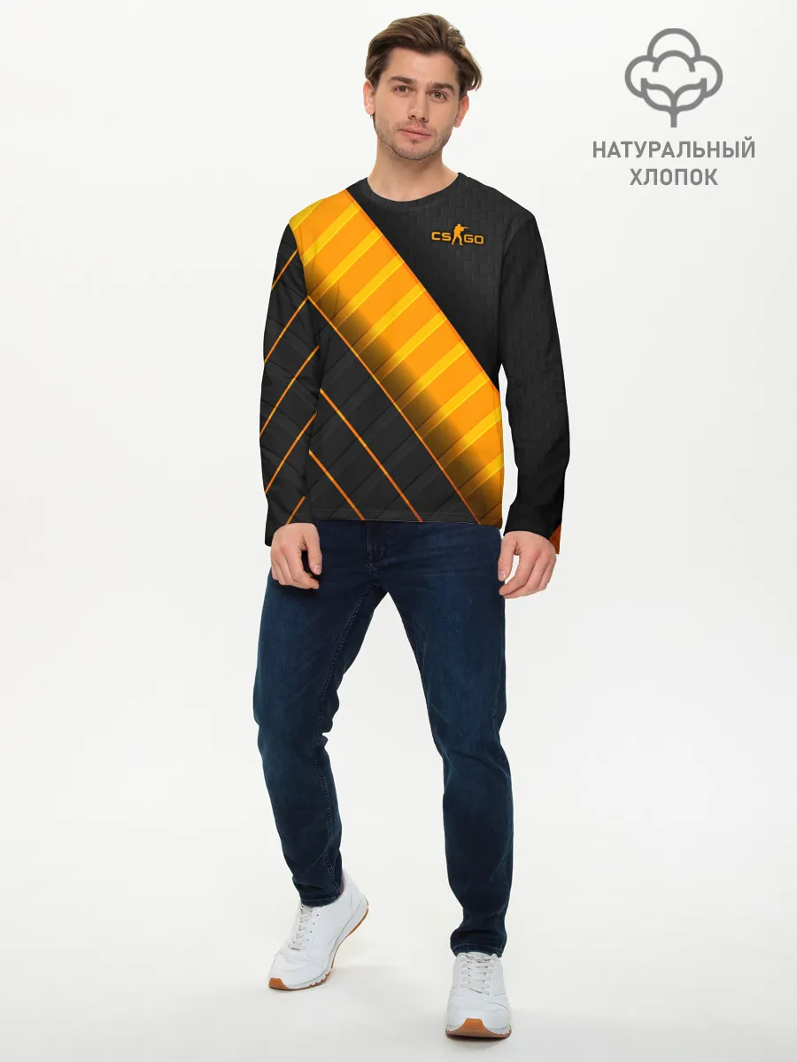 Мужской лонгслив базовый / Counter-Strike