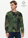 Мужской лонгслив базовый / МИЛИТАРИ
