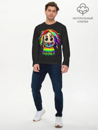 Мужской лонгслив базовый / 6IX9INE