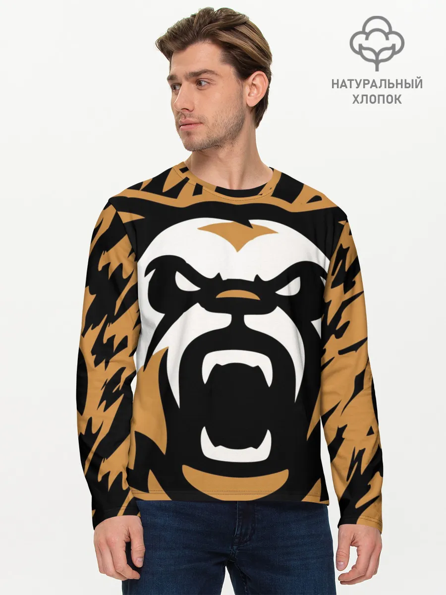 Мужской лонгслив базовый / Зверь