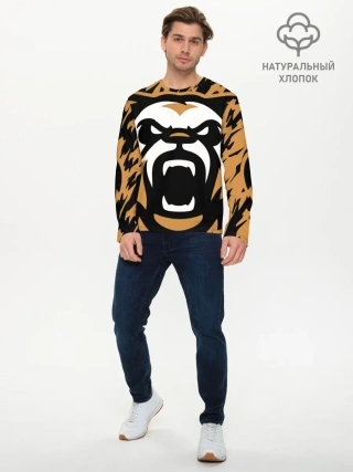 Мужской лонгслив базовый / Зверь