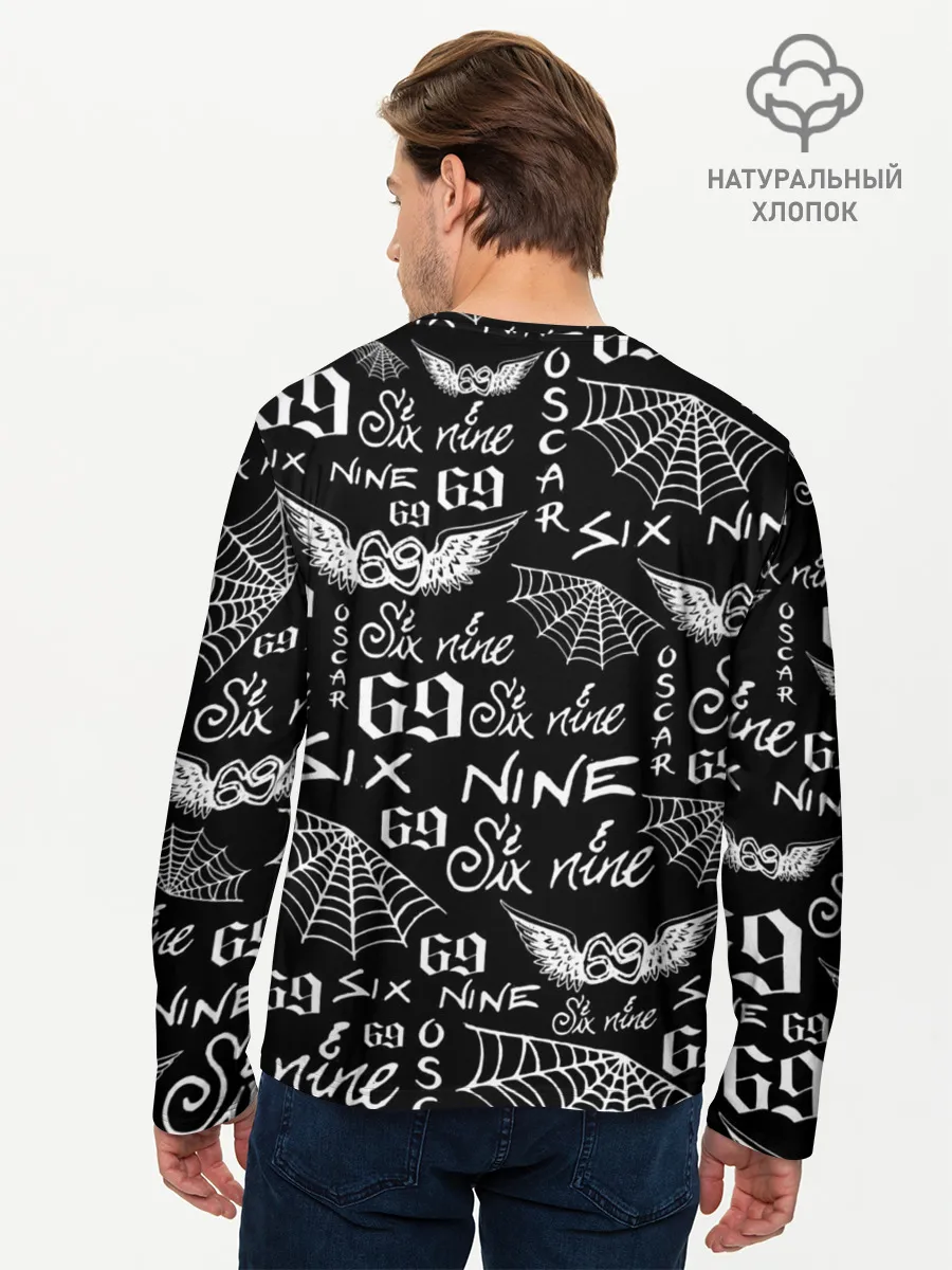 Мужской лонгслив базовый / 6IX9INE ТАТУИРОВКИ