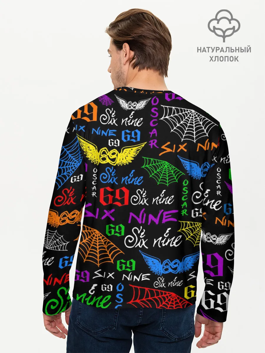 Мужской лонгслив базовый / 6IX9INE
