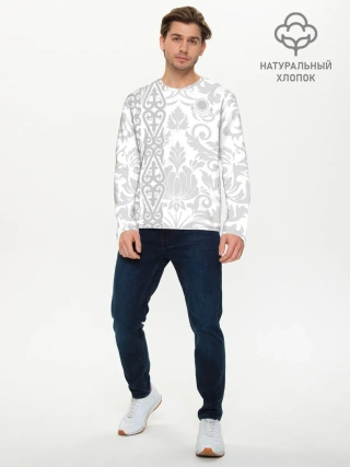 Мужской лонгслив базовый / Qazaqstan