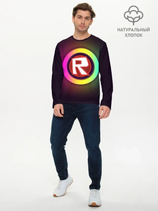 Мужской лонгслив базовый / ROBLOX