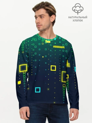 Мужской лонгслив базовый / Minecraft