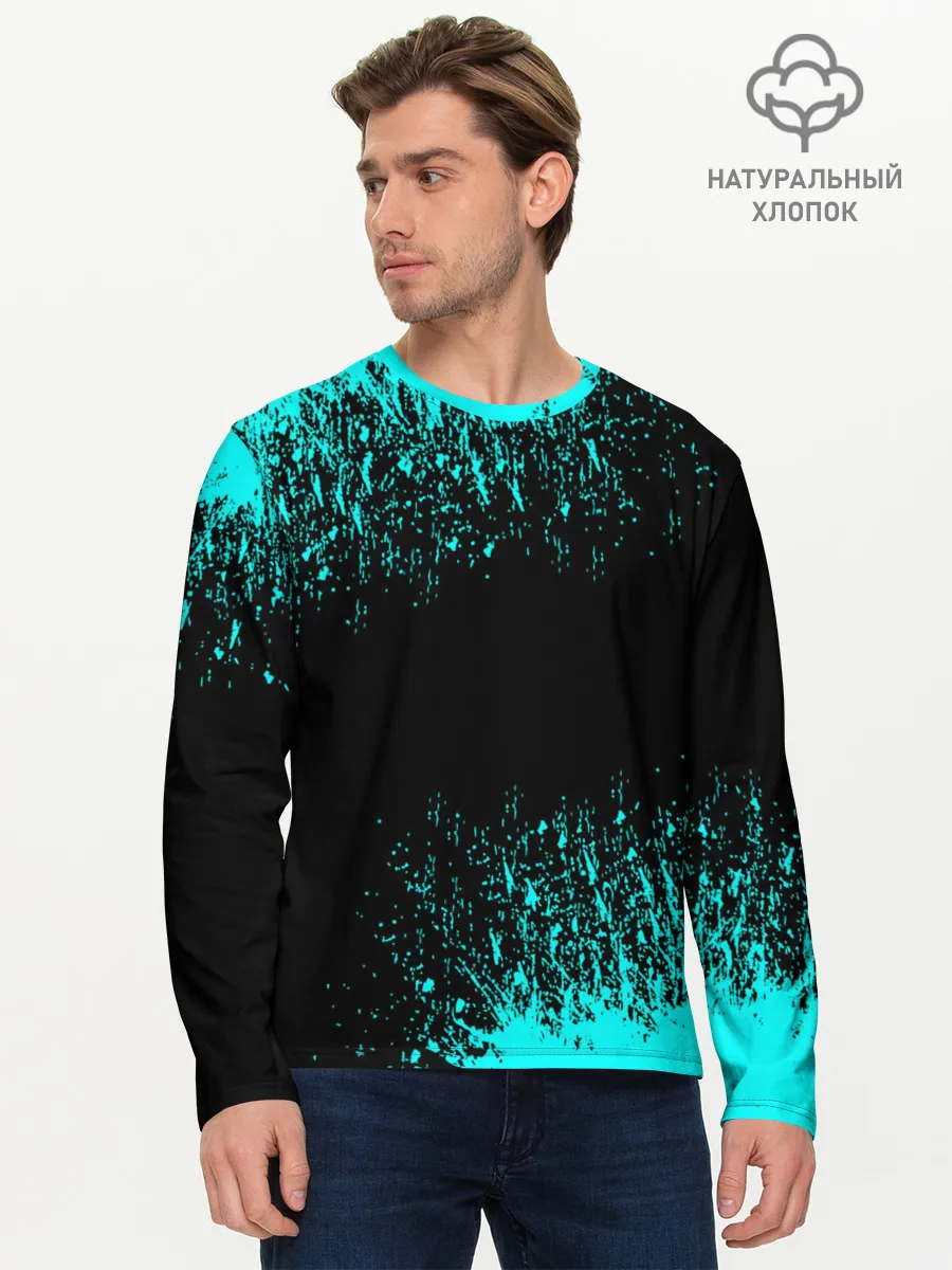 Мужской лонгслив базовый / Краска