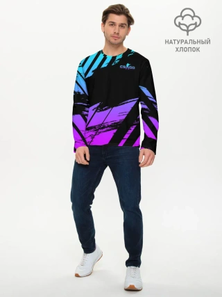 Мужской лонгслив базовый / Counter-Strike