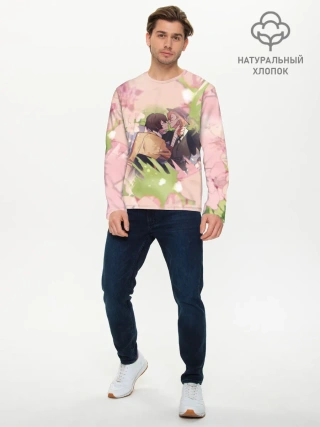 Мужской лонгслив базовый / Дазай и Чуя