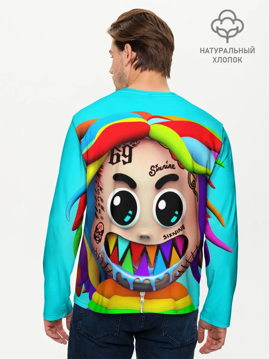 Мужской лонгслив базовый / 6IX9INE