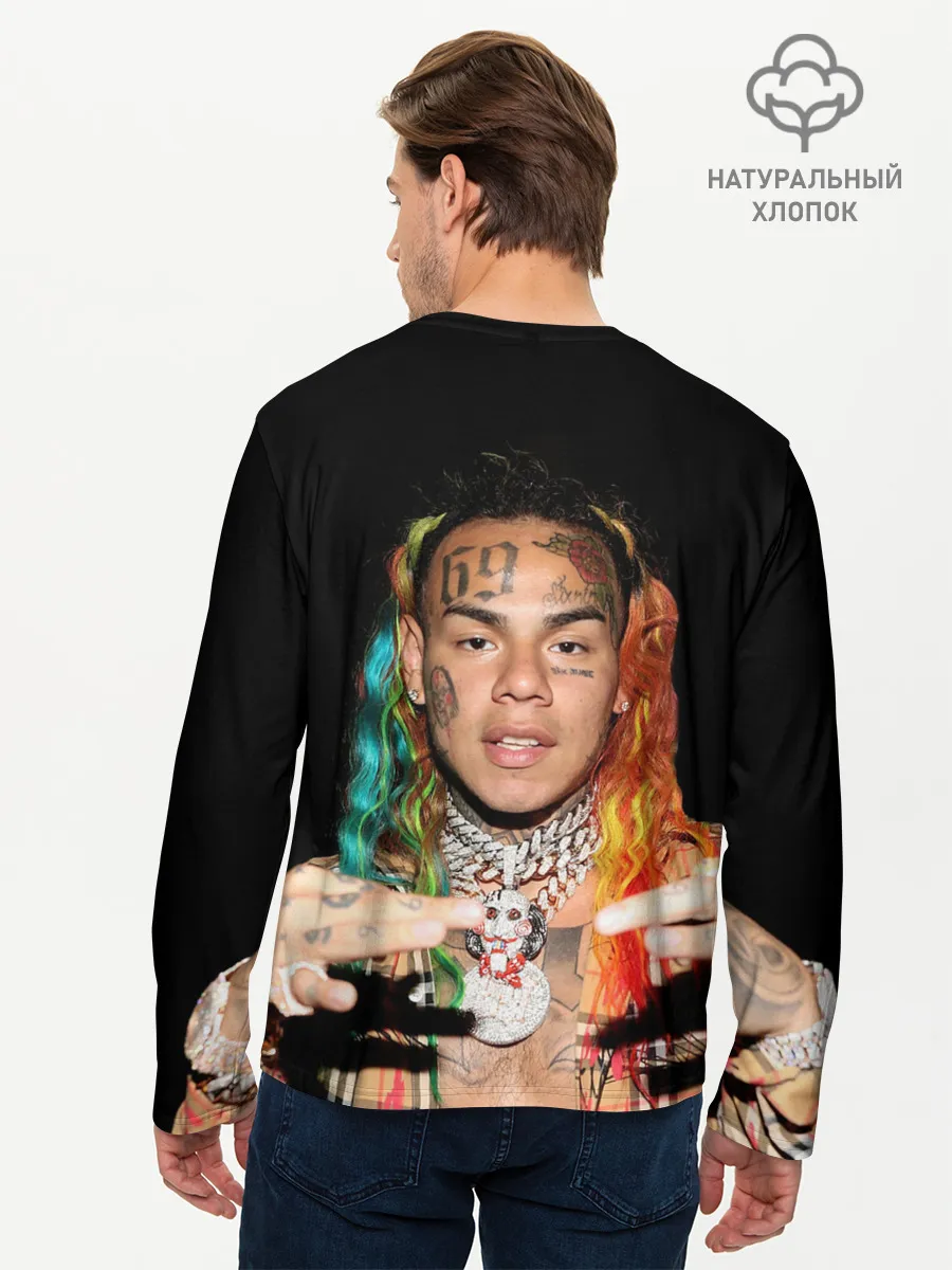 Мужской лонгслив базовый / 6IX9INE