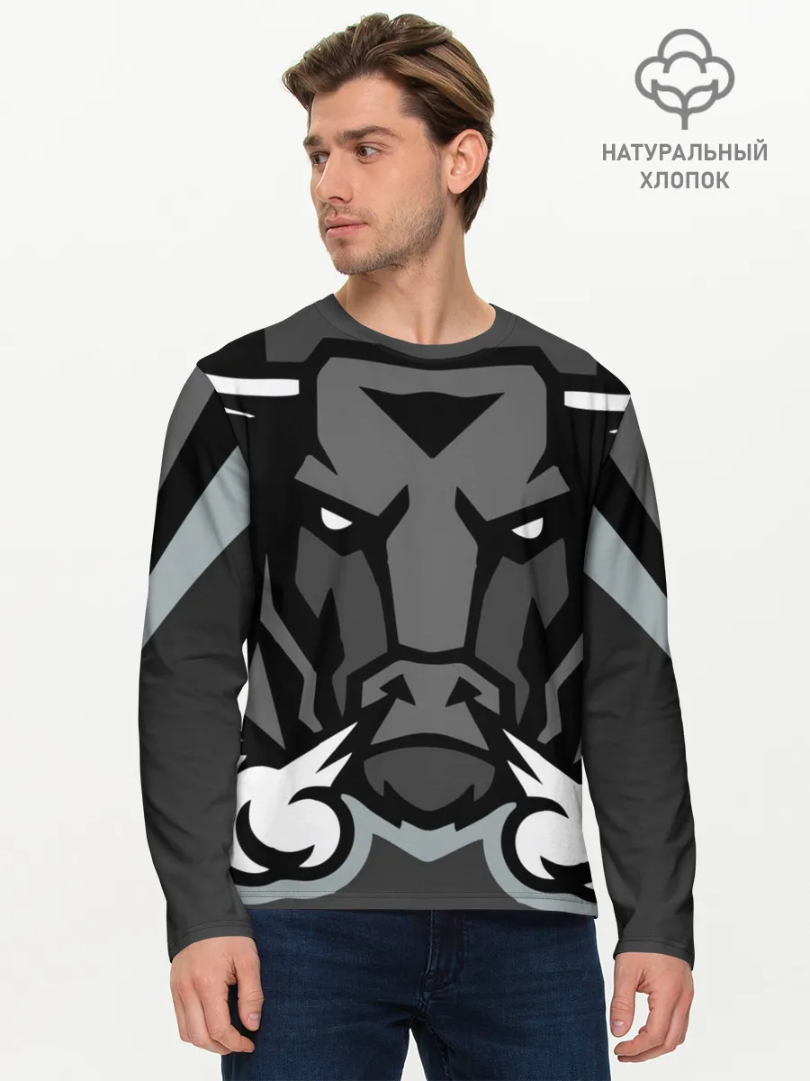 Мужской лонгслив базовый / Зверь