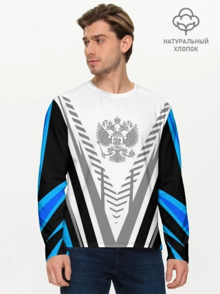 Мужской лонгслив базовый / Россия