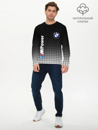 Мужской лонгслив базовый / BMW