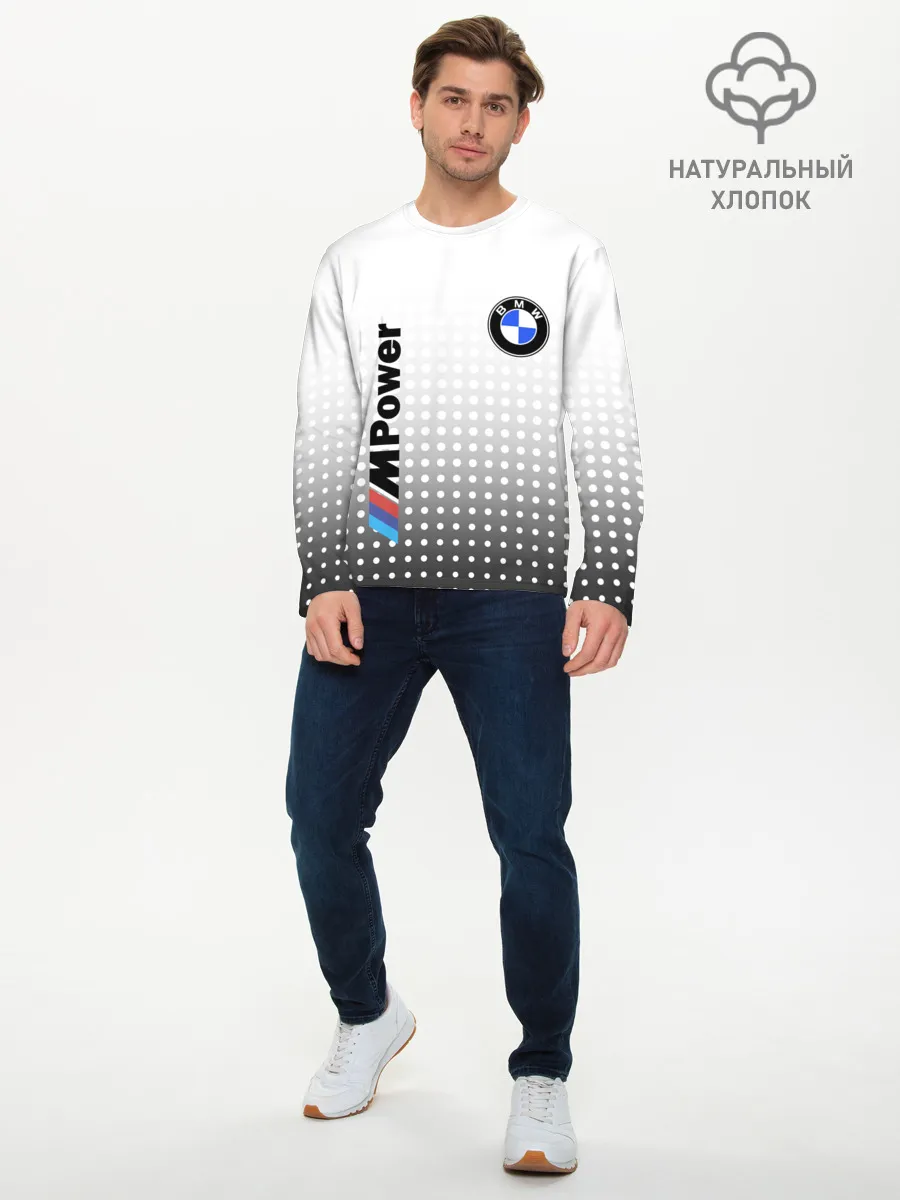 Мужской лонгслив базовый / BMW