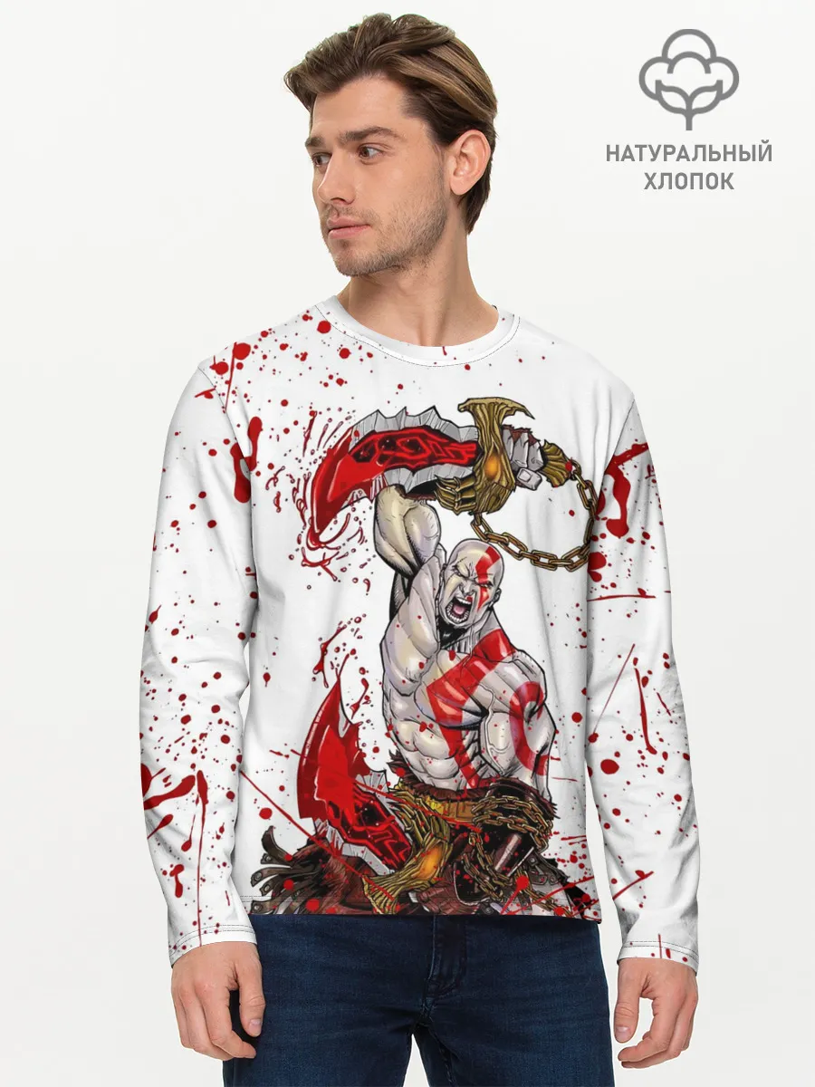Мужской лонгслив базовый / GOD OF WAR