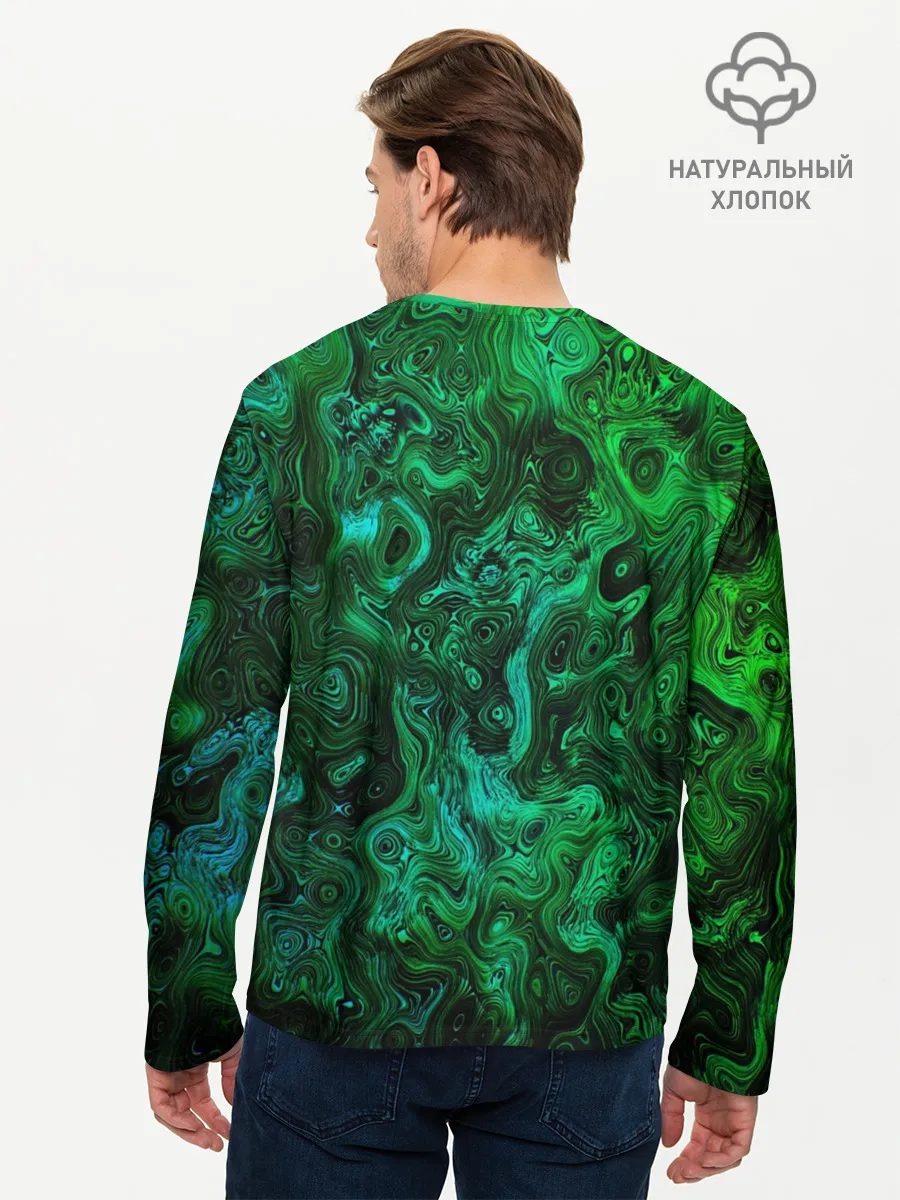 Мужской лонгслив базовый / Фортнайт | Волны