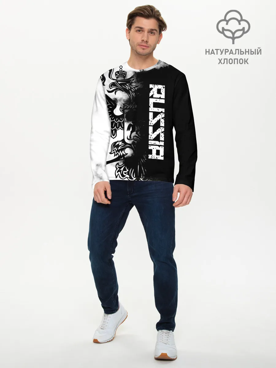 Мужской лонгслив базовый / Россия