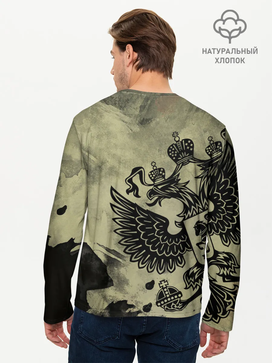 Мужской лонгслив базовый / Россия